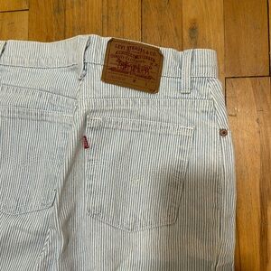 Pinstripe straight leg Levi’s